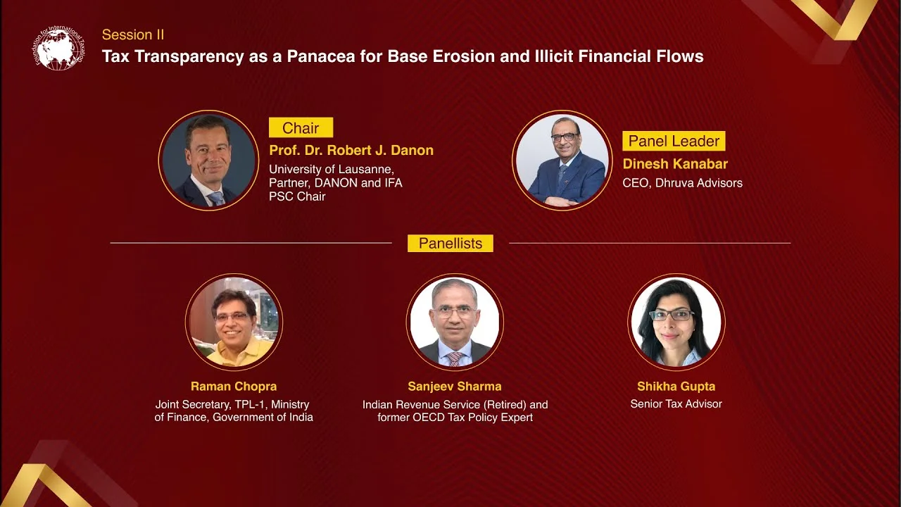 Session II - Tax Transparency as a Panacea for Base Erosion and Illicit Financial Flows