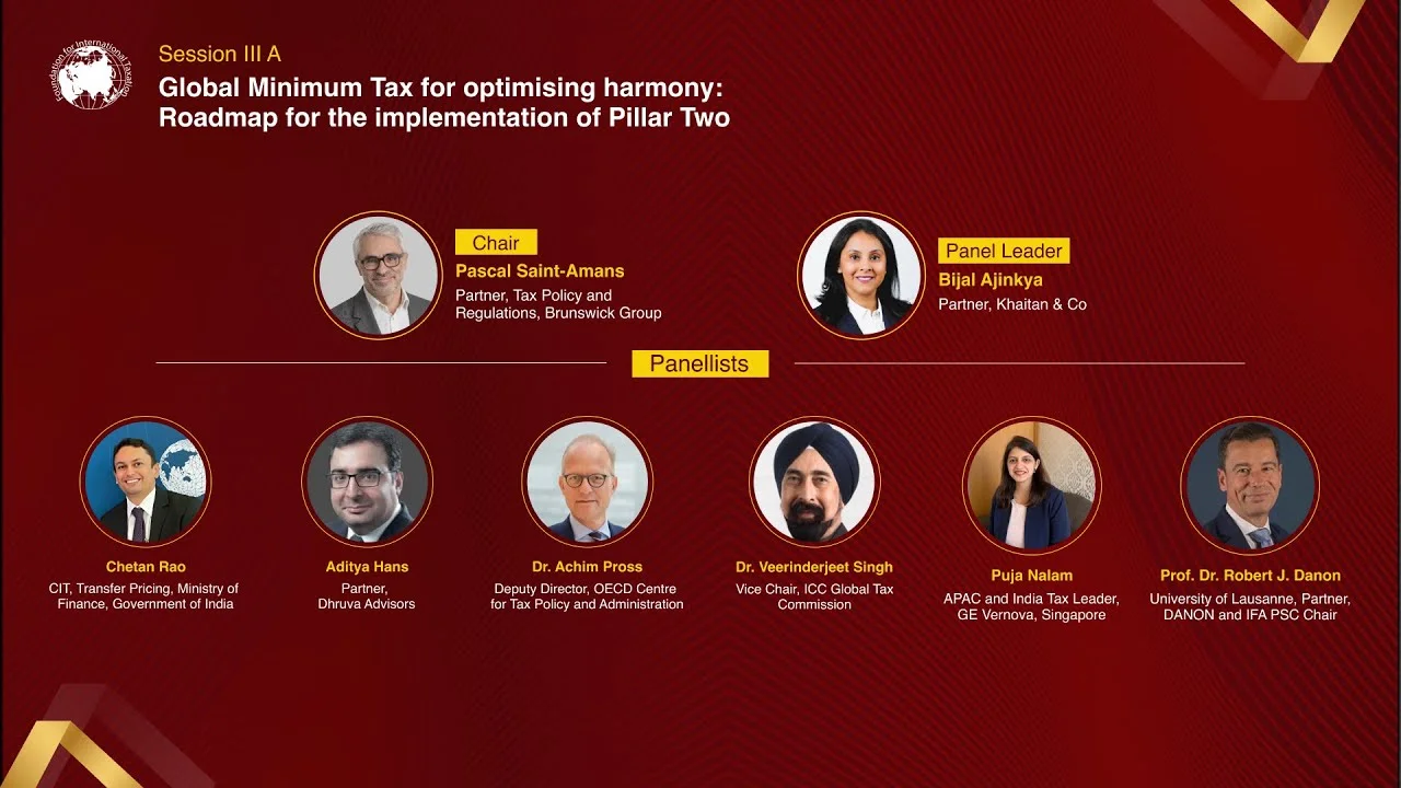 Session III A - Global Minimum Tax for Optimising Harmony: Roadmap for the Implementation of Pillar Two